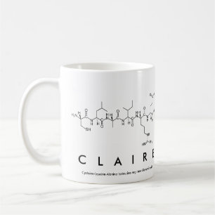 Café Caneca do nome do peptide de Claire