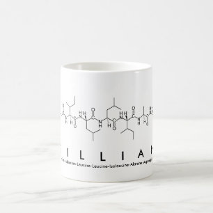 Café Caneca do nome do peptide de Gillian