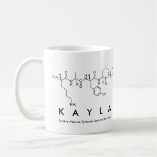 Café Caneca do nome do peptide de Kayla