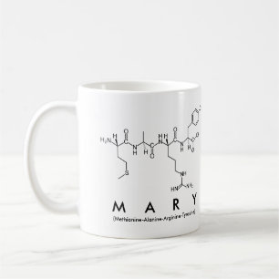 Café Caneca do nome do peptide de Mary