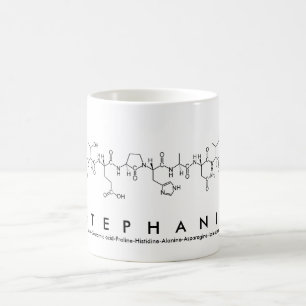 Café Caneca do nome do peptide de Stephanie