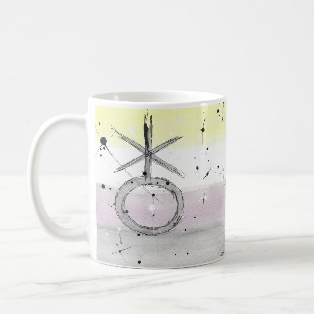 Café Caneca do orgulho de TROS Nonbinary (Esquerda)