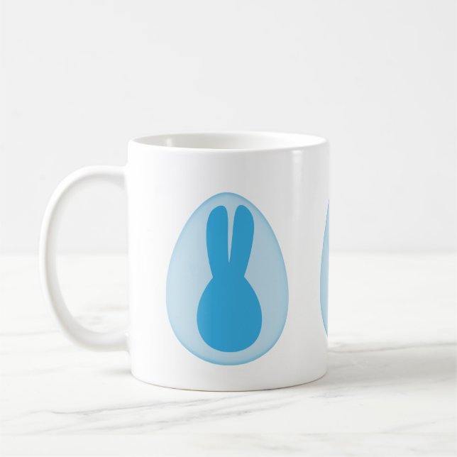 Café Caneca do ovo de Páscoa. (Esquerda)