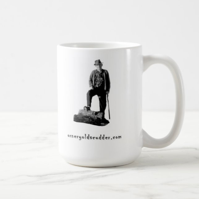 Café caneca do padrão de orneryoldscudder.com (Direita)