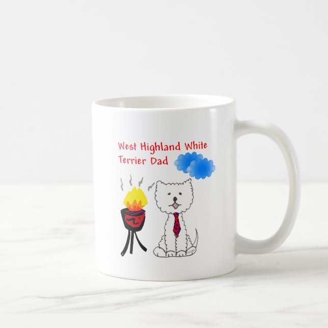 Café Caneca do pai de Terrier branco de montanhas (Direita)
