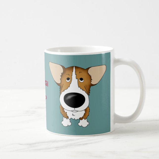 Café Caneca do pai do Corgi de Galês (Direita)
