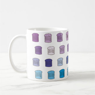 Café Caneca do Panettone de Pantone - azul/roxo