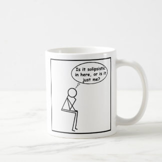Café Caneca do pensador da vara de Solipsistic