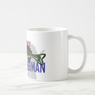 Café Caneca do pescador dos Walleye de Wisconsin