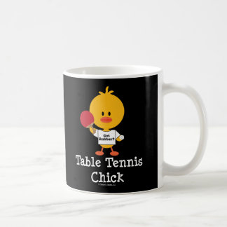Café Caneca do pintinho do ténis de mesa