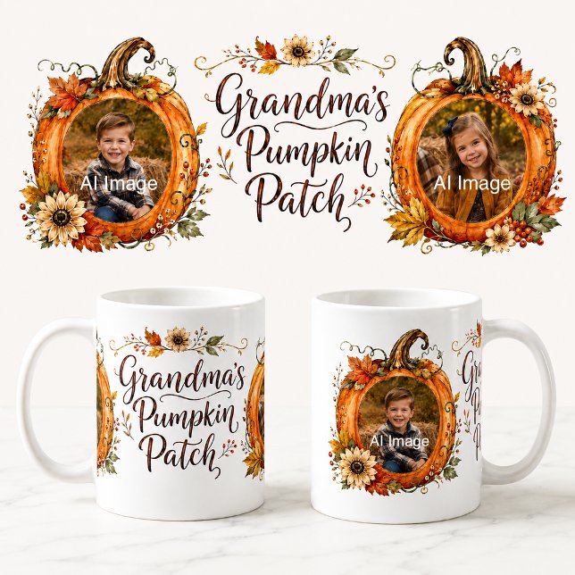 Café Caneca do Pomar de Abóboras da Vovó (Criador carregado)