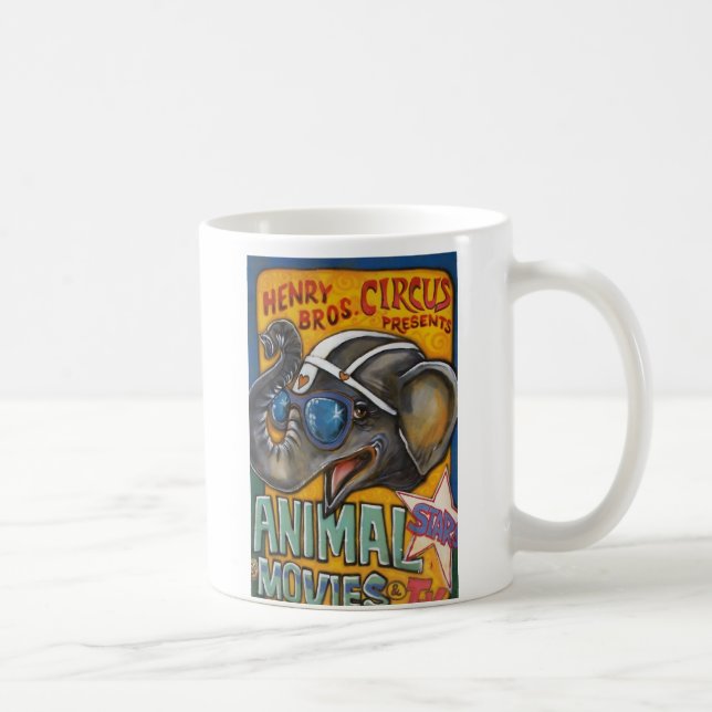 Café Caneca do poster do circo de Henry Bros - Shorty o (Direita)