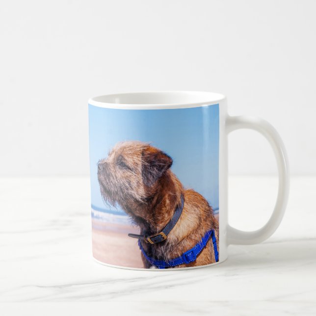 Café Caneca do presente do cão de Beira-Terrier, beira (Direita)