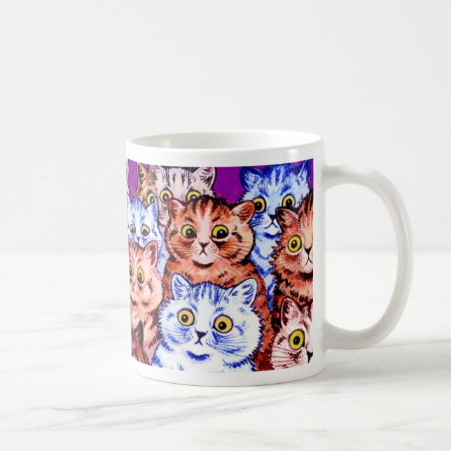 Café Caneca do presente do gato da maravilha de Wain do (Direita)