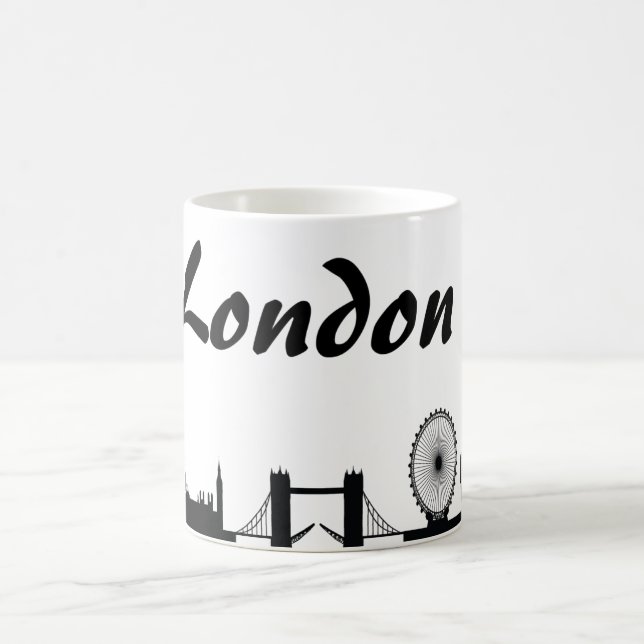 Café Caneca do presente do marco de Londres, Inglaterra (Centro)