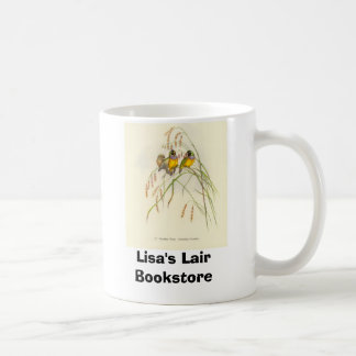 Café Caneca do Promo da livraria do passarinho de Gould
