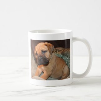Café caneca do puppie do mastiff de touro
