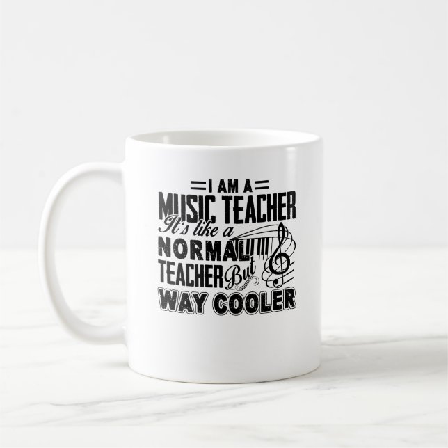 Café Caneca do refrigerador do professor de música (Esquerda)