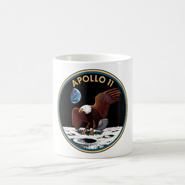 Café Caneca do remendo da missão de Apollo 11 (Centro)