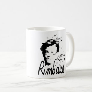 Café Caneca do retrato de RIMBAUD
