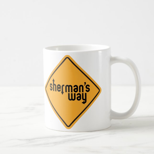 Café Caneca do "sinal" da maneira de Sherman (Direita)