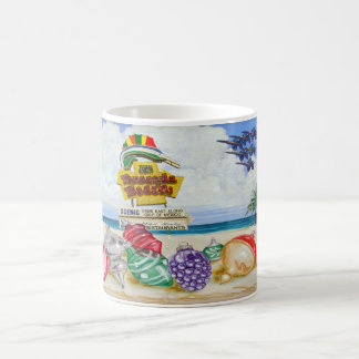 Café Caneca do sinal da praia de Pensacola & dos anjos