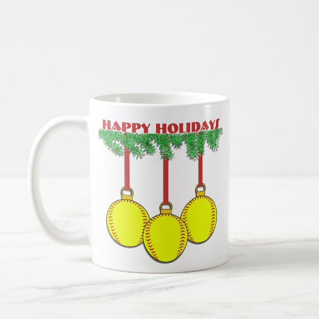 Café Caneca do softball de Fastpitch do Natal (Esquerda)