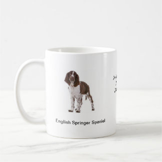Café Caneca do Spaniel de Springer - com duas imagens e