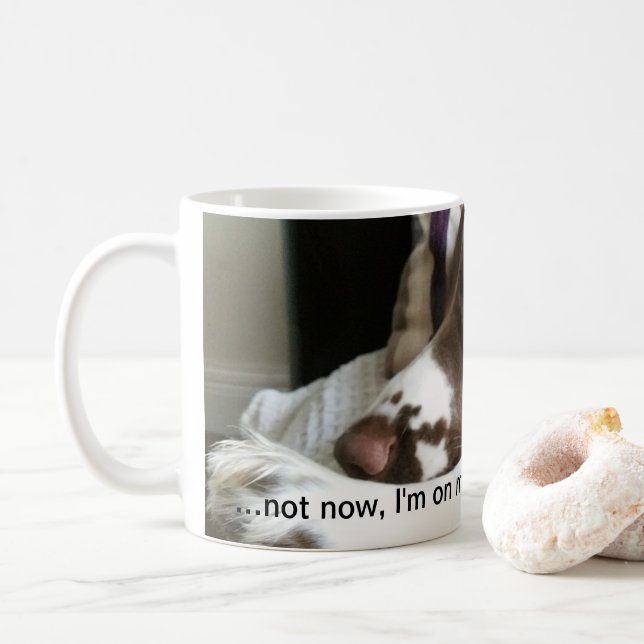 Café Caneca do Spaniel de Springer inglês (Com Donut)