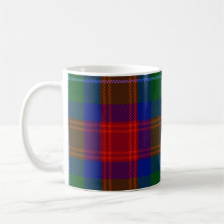Café Caneca do tartan de Akins do clã (cores modernas)