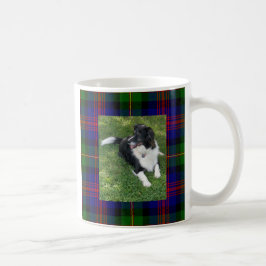 Café Caneca do Tartan de border collie