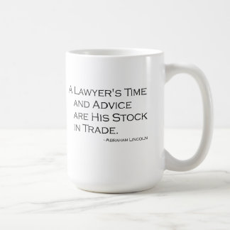 Café Caneca do tempo e do conselho de um advogado
