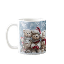 Caneca do Ursinho de Natal Fofo | Caneca de Natal 
