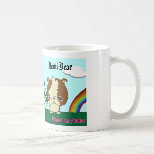Café Caneca do urso de Annabelle & de Hemi dos estúdios (Direita)
