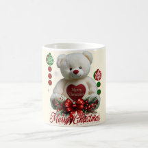 Caneca do Urso de Natal
