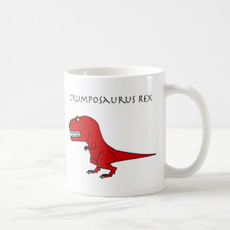 Café Caneca do vermelho de Grumposaurus Rex