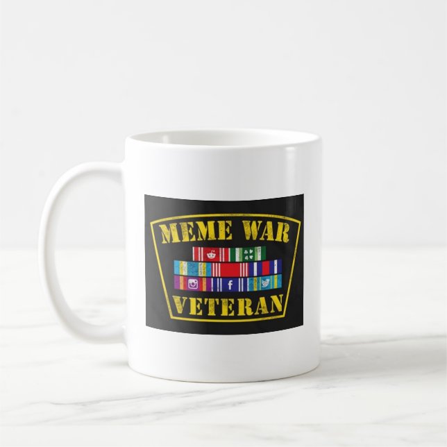 Café Caneca do veterinário da guerra de Meme (Esquerda)