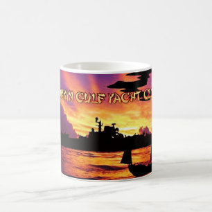 Café Caneca do yacht club do golfo de Tonkin