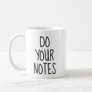 Café Caneca Do Your Notes, Caneca de Terapeuta, Present