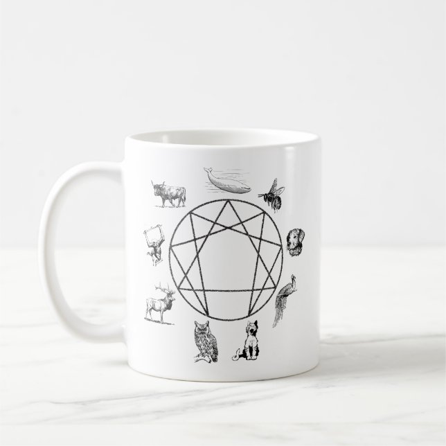 Café Caneca dos animais de Enneagram (Esquerda)