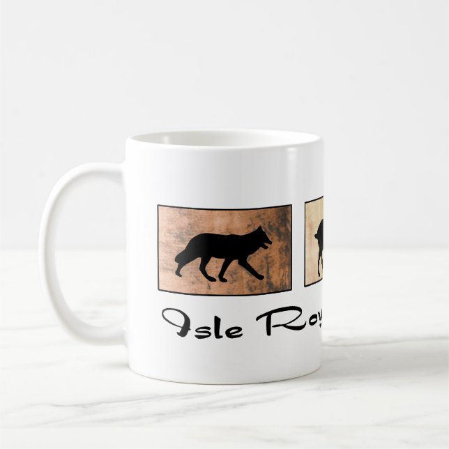 Café Caneca dos animais selvagens de Royale da ilha (Esquerda)