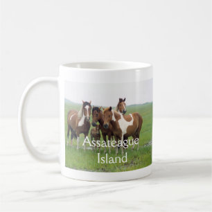 Café Caneca dos cavalos da ilha de Assateague