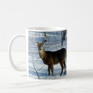 Café Caneca dos cervos de Whitetail (inverno)