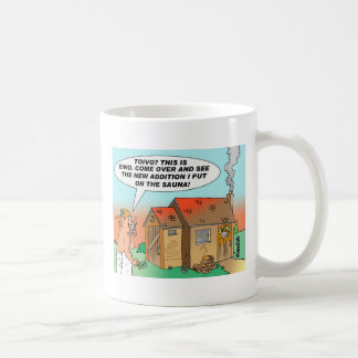 CAFÉ CANECA DOS DESENHOS ANIMADOS DA SAUNA DE TOIVO &