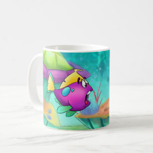 Café Caneca dos desenhos animados de FriendFish