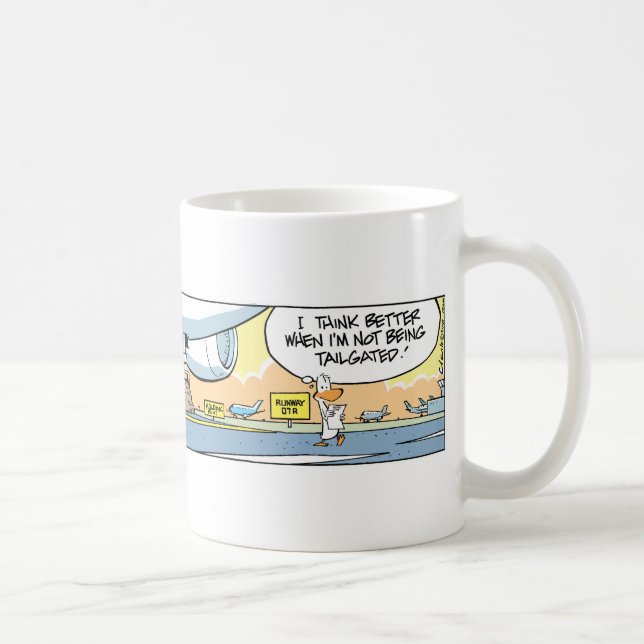 Café Caneca dos desenhos animados do humor da pista de (Direita)