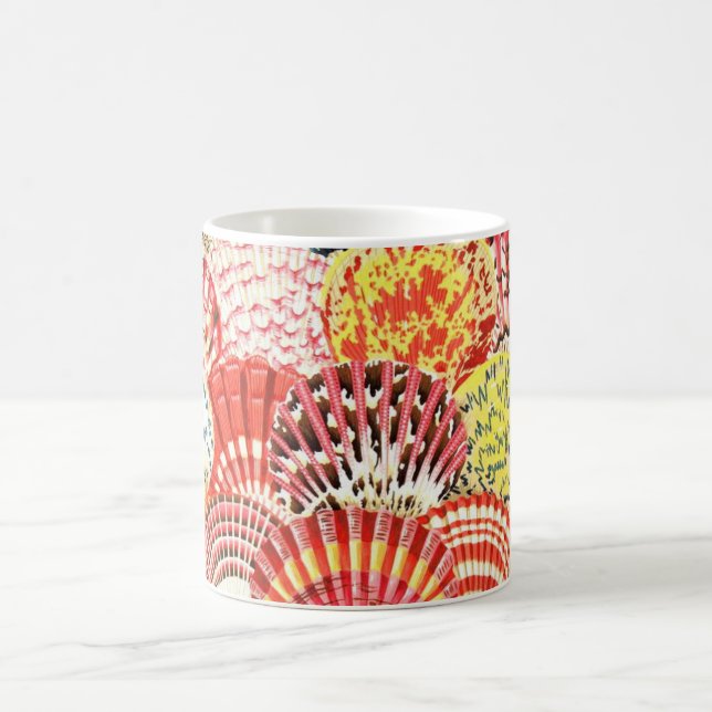 Café Caneca dos escudos de Scallop do tecido de Philip (Centro)