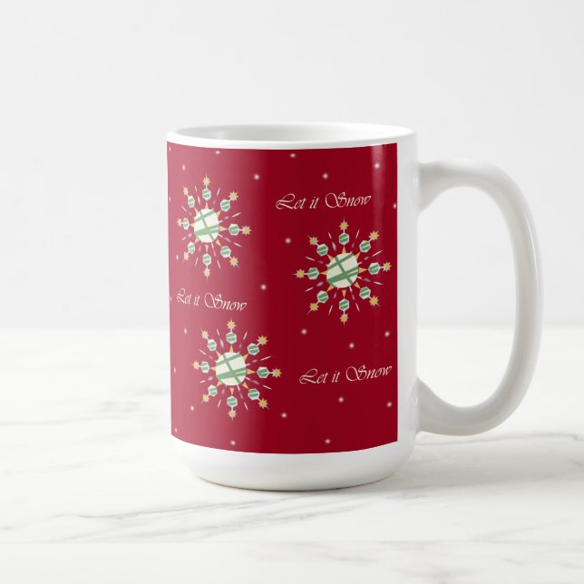 Café Caneca dos flocos de neve (Direita)
