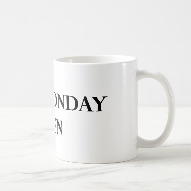 Café Caneca dos homens de segunda-feira (Direita)