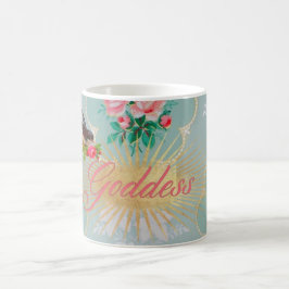 Café Caneca dos rosas do rosa do papel de parede do